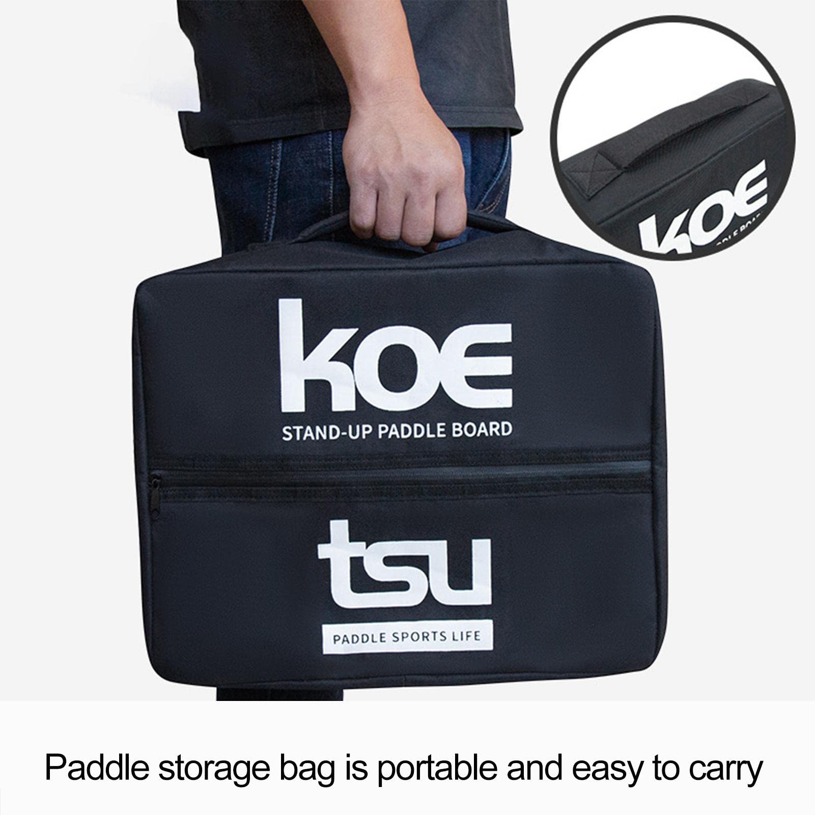 Bolsa para Tabla de Paddle,Bolsa de Remo fácil de Transportar para Tabla de Remo Impermeable - Accesorios de Surf al Aire Libre con Hebilla Ajustable y Fija para Cubierta, Remo, Tabla