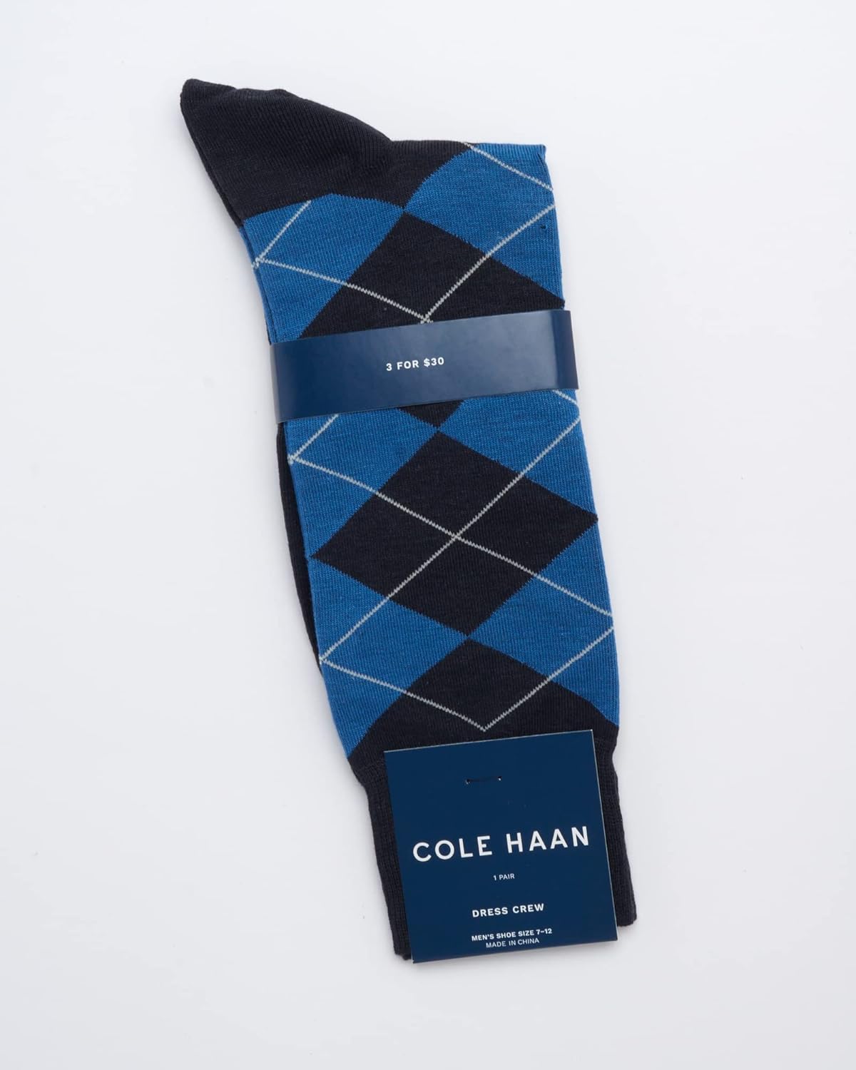Cole Haan Mens Dress Socks - Breathable Comfort Stretch Crew-Length Work Socks for Men for Business Formal Wear (Sizes: 7-12) - Image 2