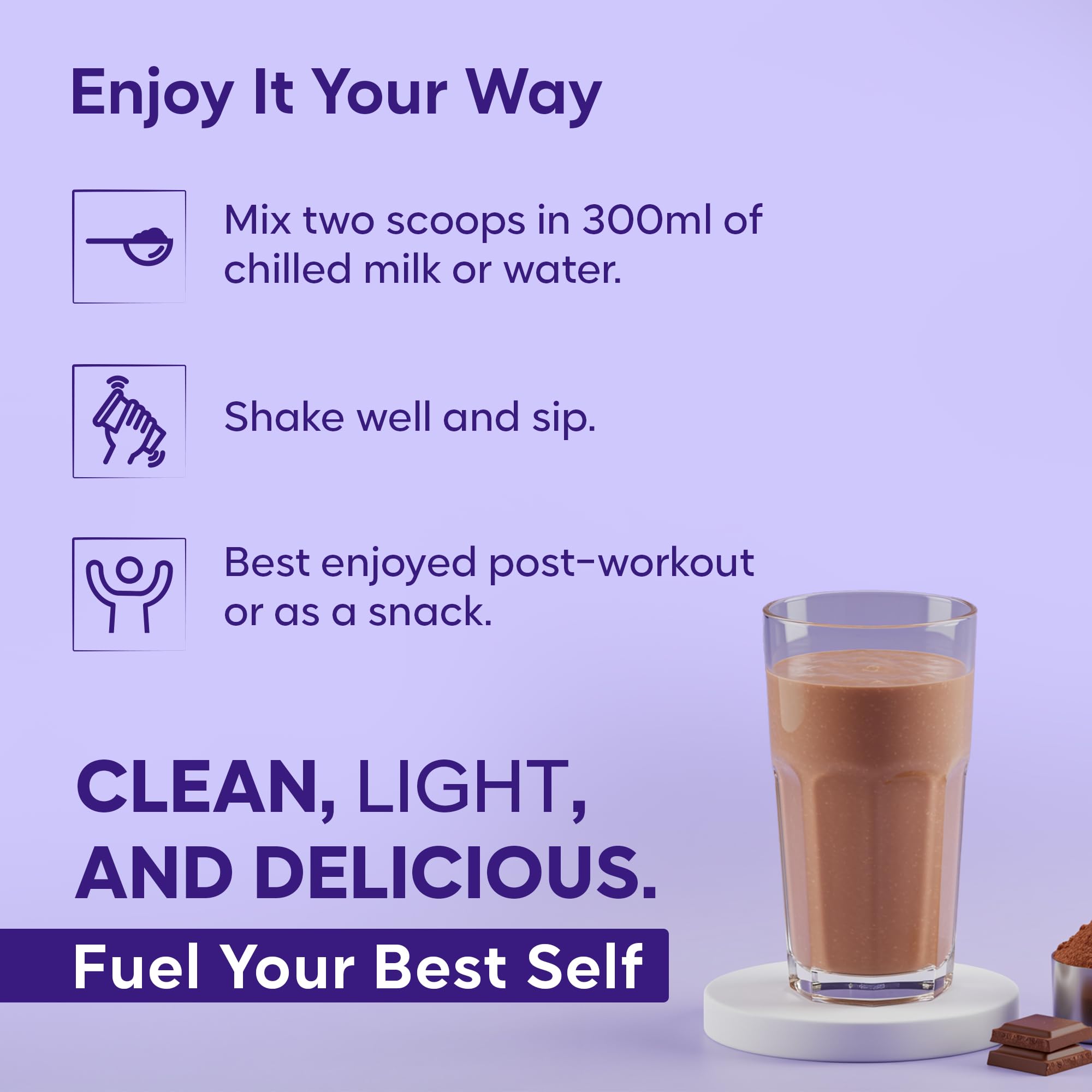 Foodstrong Gut Friendly Plant Protein - Chocolate (Cacao) | 24g Complete Plant Protein with Probiotics, Digestive Enzymes, Prebiotics & Indian Herbs | Vegan | No Sugar | 500g — Amazon image 12