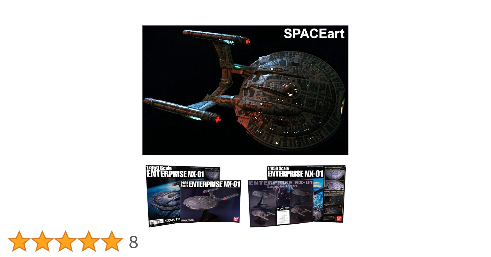 Amazon | スタートレック 1/850 エンタープライズ NX-01