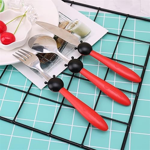 Miniatura 4 de Beetle Creative Cute Stainless Steel Kitchen Utensils Set of 12 Pieces Including Knife Fork and Spoon Dishwasher Safe