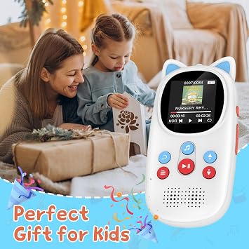 80GB MP3 Player with Bluetooth and WiFi, 4-inch Touch Screen mp3 Players with Bluetooth , with Spotify, SpotifyKids, Audible, Andora, Amazon Player, MP4&MP3 Player up to 1TB (Black2)