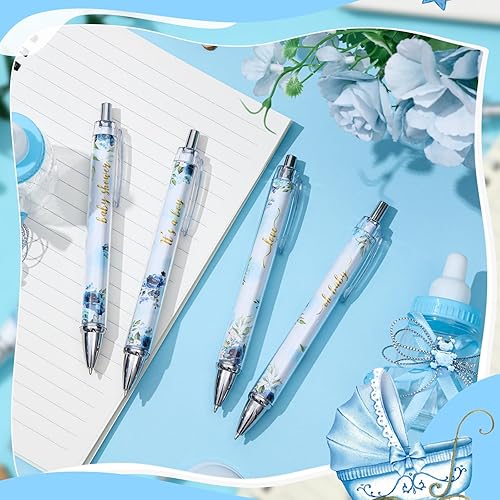 Vista 84 de Chuangdi 24 bolígrafos retráctiles a granel, con tinta negra, regalos para invitados, suministros escolares