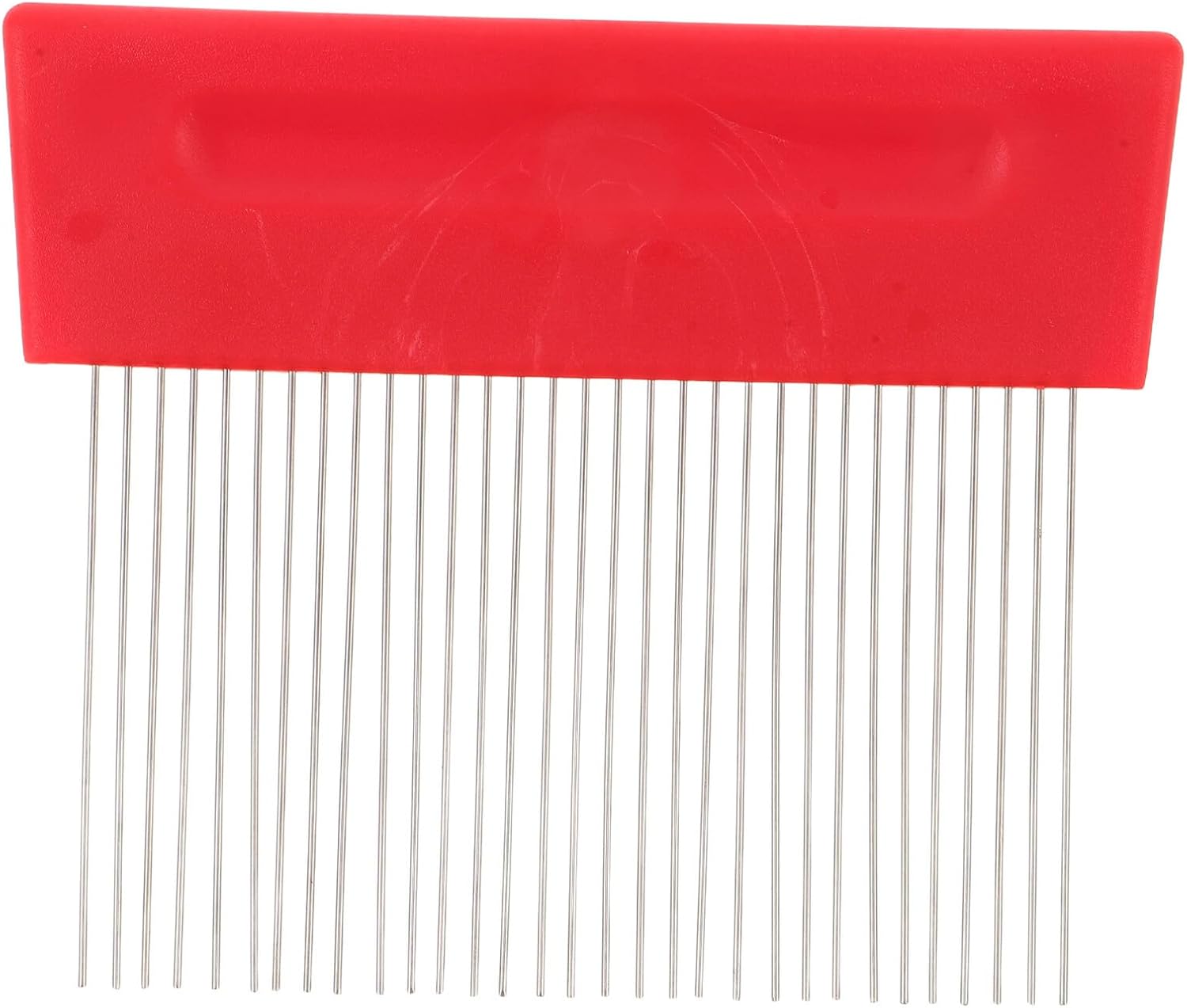 SEWACC Texture Graining Comb Stainless Steel Wall Texture Tool Ergonomic Scraper for Home Painting and DIY