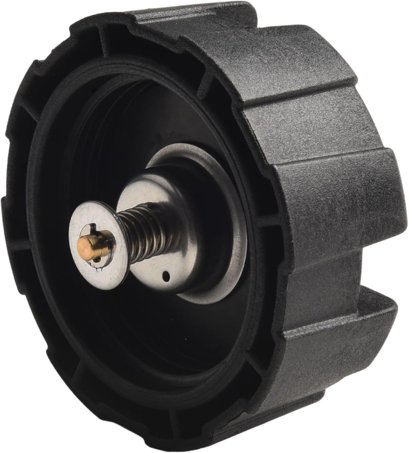 Fuel Tank Cap For Marine Outboard Engines, ABS Black Fuel Gas Tank Cover with Sealing Gasket, For 12L and 24L Boat Fuel Tanks