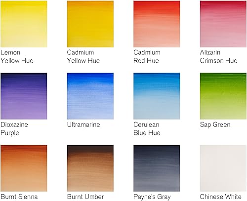 Miniatura 4 de Winsor  Newton 390639 - Cotman Field - Juego de 12 medias pastillas de acuarela