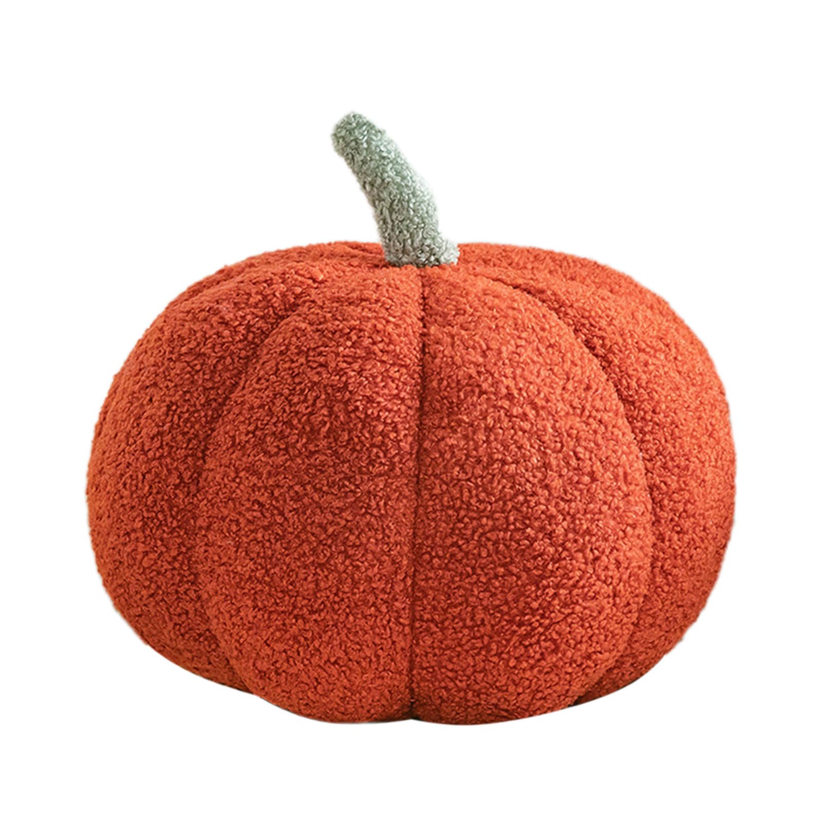 Kürbis Kissen - Weiches Pumpkin Pillow Für Halloween & Herbstdeko Im Wohnzimmer