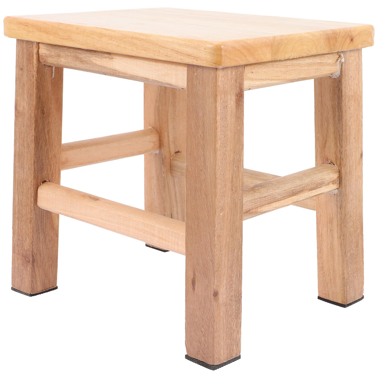 TOYANDONA Taburete para Sentarse de Madera Maciza para Niños, Banco