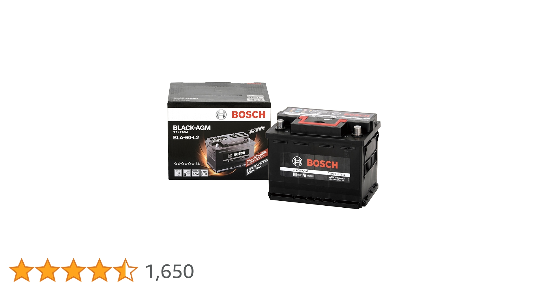 新品未開封　ボッシュ自動車バッテリー　BLE-60-L2 Amazon.co.jp: BOSCH (ボッシュ) 国産車・輸入車バッテリー