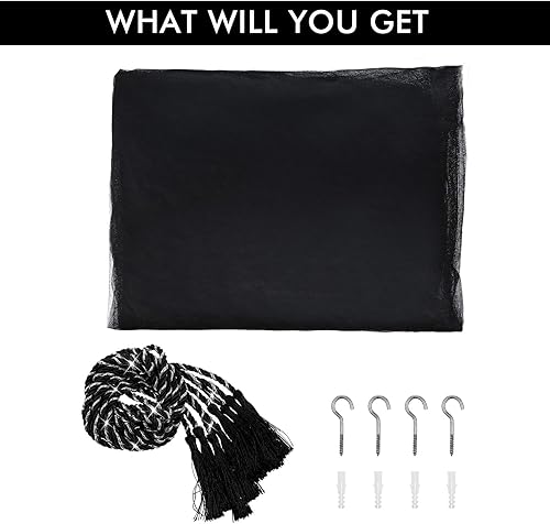 Vista 13 de 4 postes de esquina Mosquitera cortinas de cama grandes mosquiteros para dormitorio, decoración de princesa, cortinas con 4 colgantes de borla