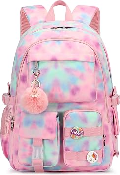 Backpack for Teen Girls Laptop School Backpacks Vibrant College Bookbag
