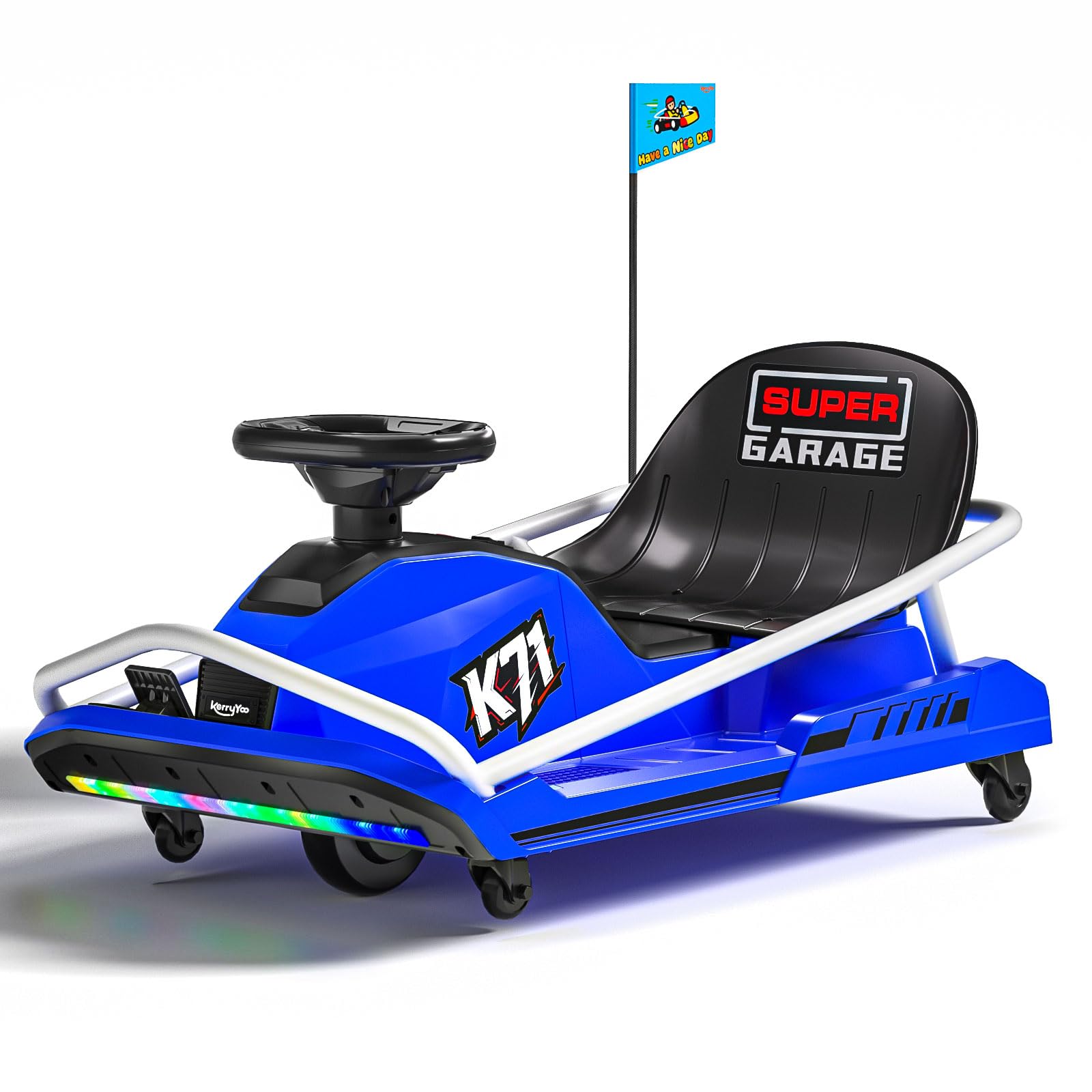Amazon.com: KerryYoo 24V Drift Kart, Crazy Kart with 300W