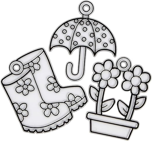 Spring Suncatchers - Craft Supplies - 24 Pieces