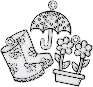 Spring Suncatchers - Craft Supplies - 24 Pieces