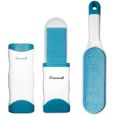 2-Pack Furniture Lint Remover Brush, Self-Cleaning Hair Catcher