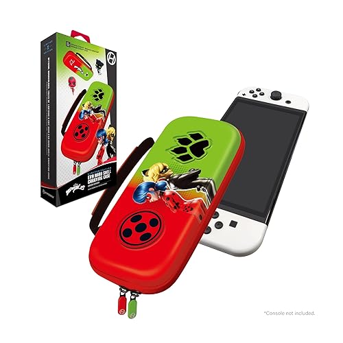 Limited Edition Official Miraculous EVA Hard Shell Protective Travel Carrying Case Officially Licensed - For Nintendo Switch OLED ModelNintendo