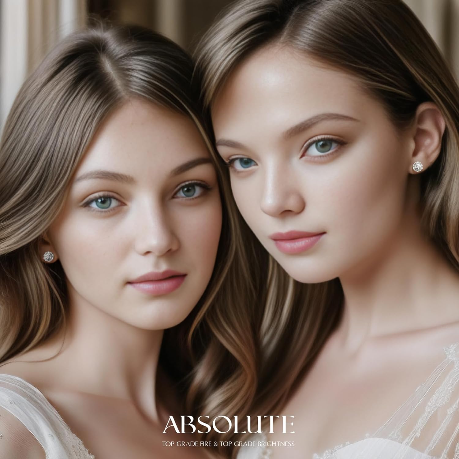 ABSOLUTE Moissanite Earrings Studs for Womens 2 Carat S925 Sterling Silver Stud Earrings D Color VVS1 Clarity - Image 5