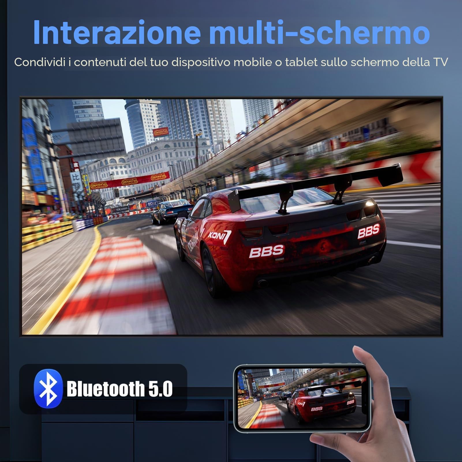 Android 13.0 TV Box, 4GB RAM 32GB ROM RK3528 Quad-Core Smart TV Box, supporto 2.4G / 5.0G Dual WiFi 6 BT 5.0，HDMI 8K Smart Box TV