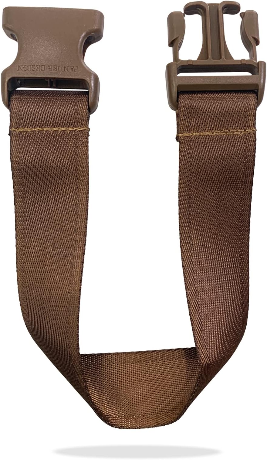 PanderBelt Bag Strap Extender – Fits Only Pander 1L and Larger Belt Bags, Adds 13.5” Length, Nylon Extension Strap, Not for Other Brands, Coca Mocha, One Size, Bag Strap