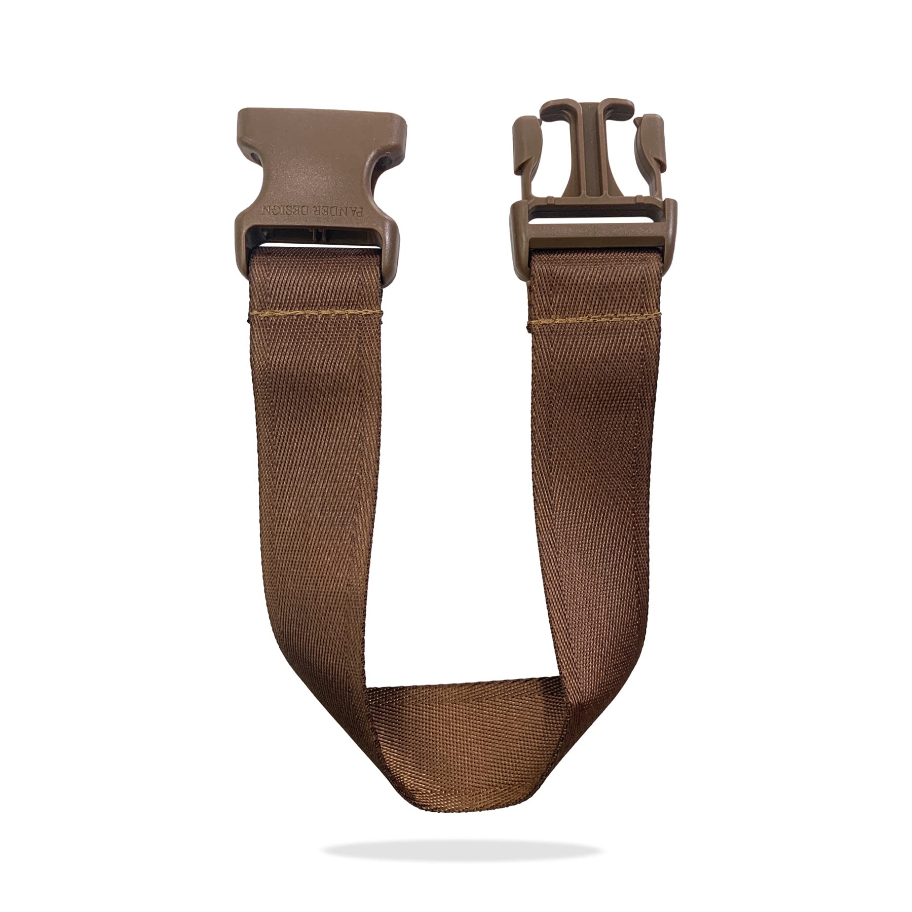 PanderBelt Bag Strap Extender – Fits Only Pander 1L and Larger Belt Bags, Adds 13.5” Length, Nylon Extension Strap, Not for Other Brands, Coca Mocha, One Size, Bag Strap
