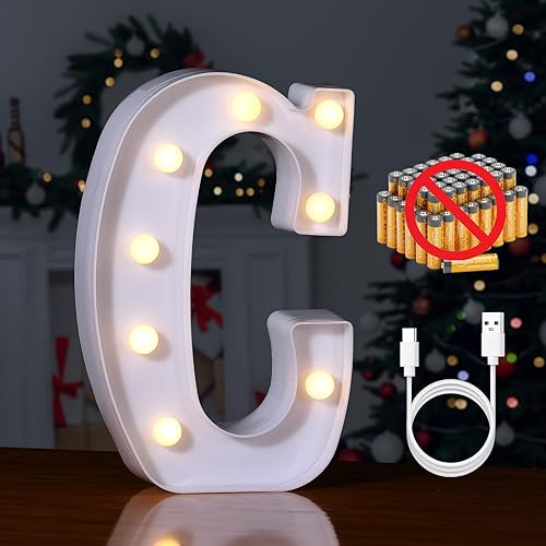 Miniatura 351 de Foaky Número de luz LED decorativo, letrero de número iluminado para luz nocturna, boda, fiesta de cumpleaños, Navidad, hogar, bar, número