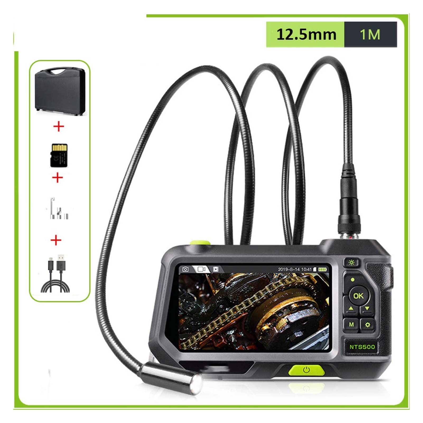 Amazon.co.jp: パイプライン検査カメラ NTS500 5.0MP オートフォーカス