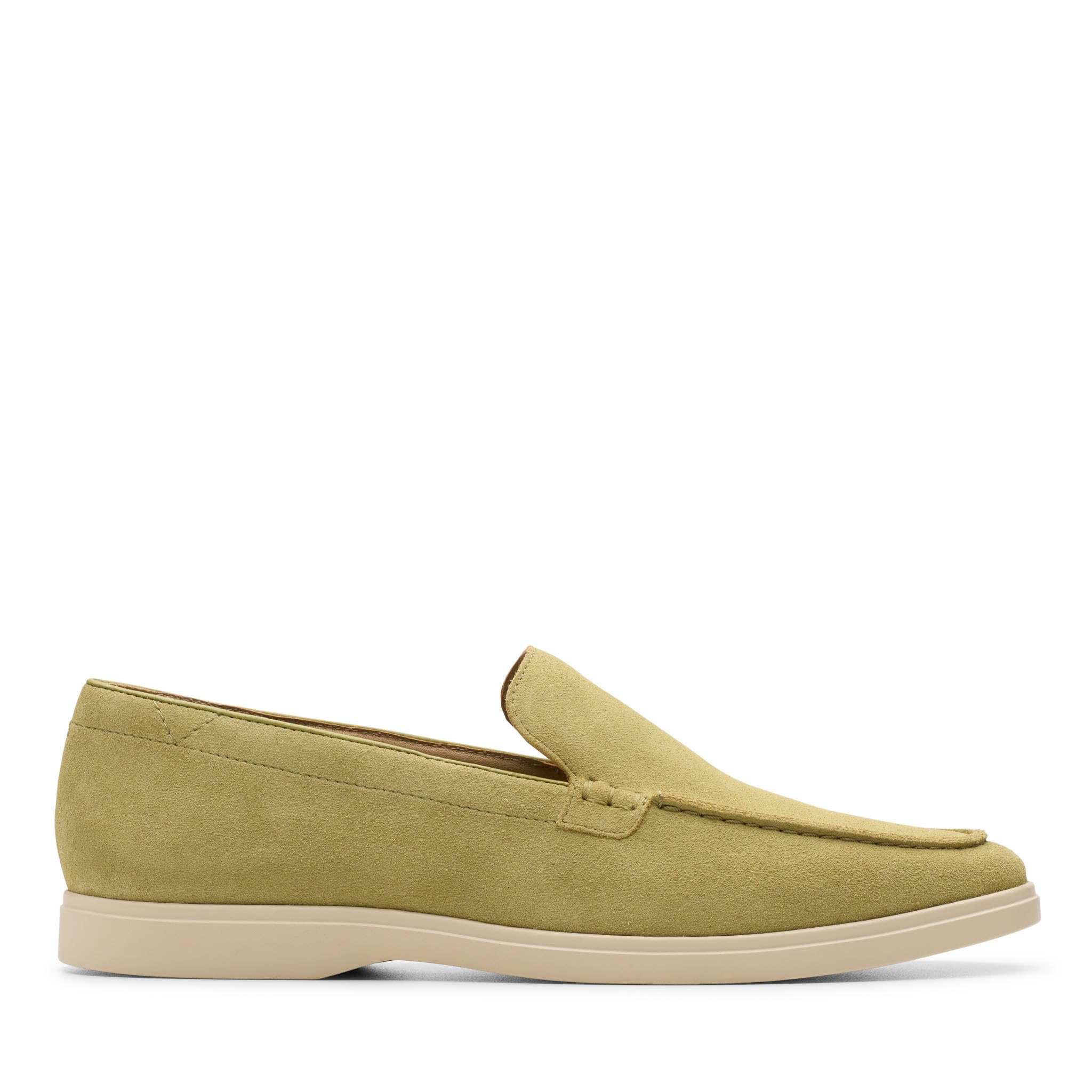 Clarks Torford Easy Mens Sage Suede, 6.5