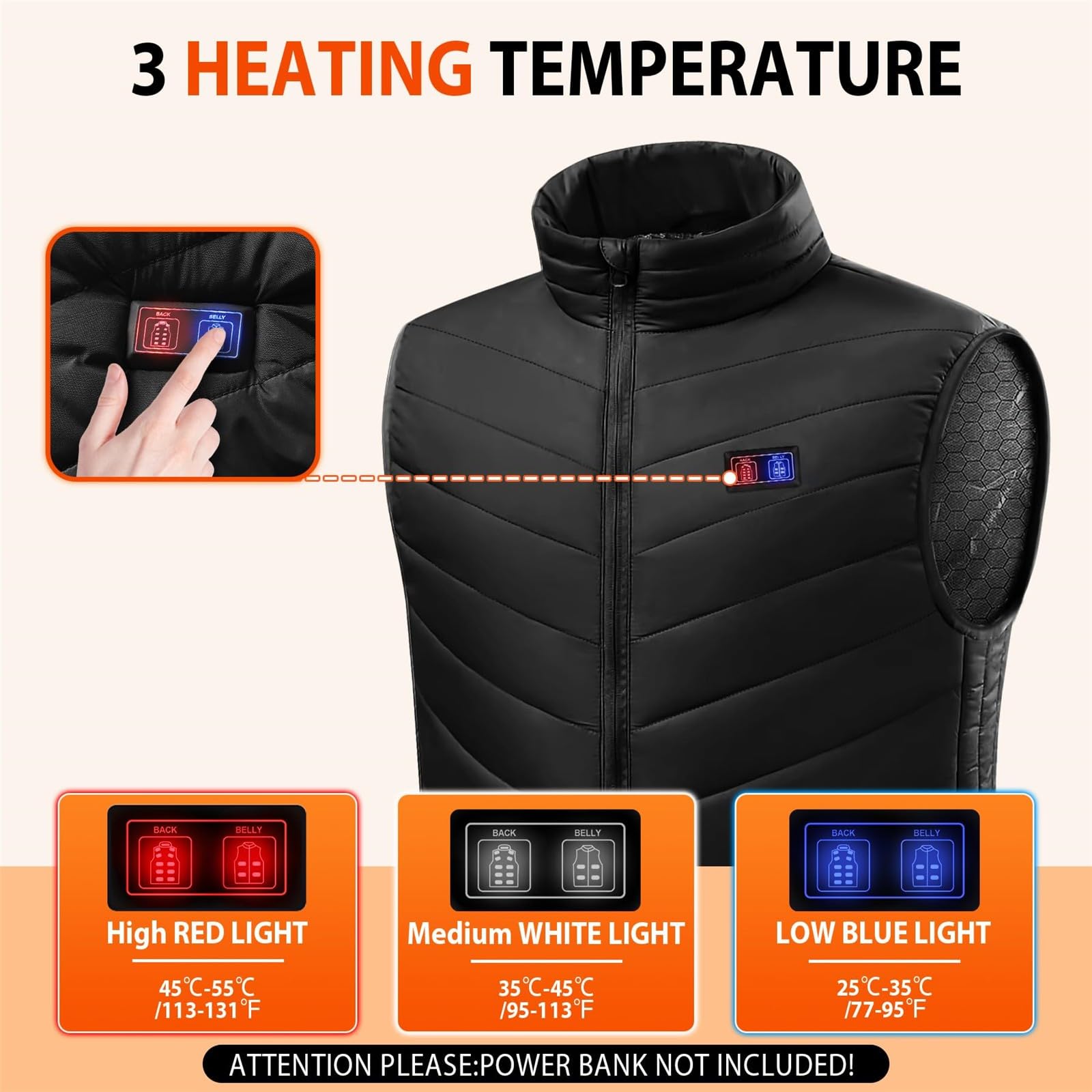 Genérico Chaleco Mujer Largo Invierno,chaleco acolchado ligero con capucha Borrego Invierno Chalecos Casual Moda sin Mangas Tallas Grandes chaqueta cálida para clima frío