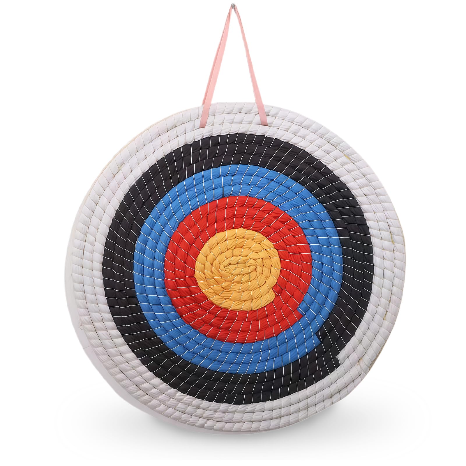 Archery Target, Handmade Solid Straw Round Target, Traditional Bow Arrow Target, for Outdoor, courtyard, sport archery, practice, Round 50cm x 50cm x 2cm