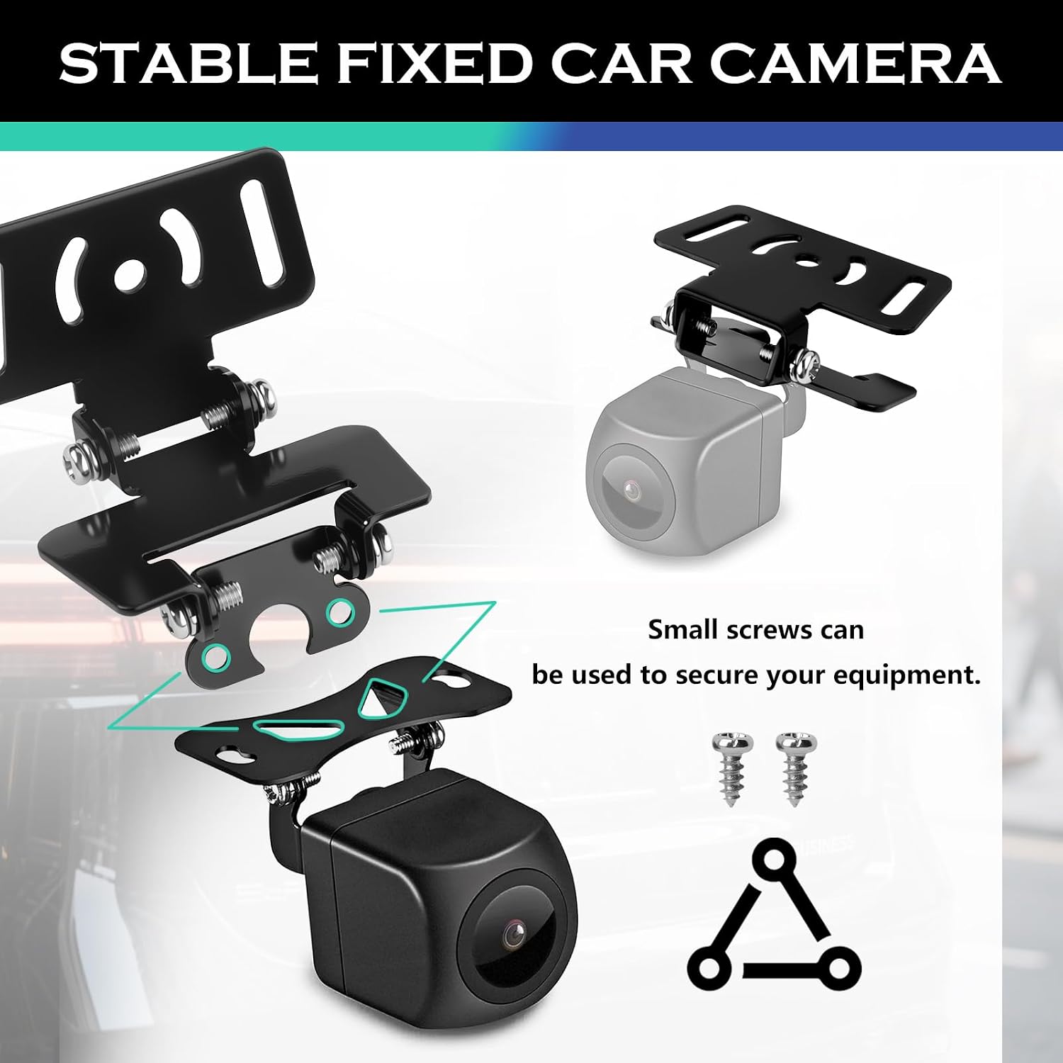 New Car Rear Camera Mount,180° Rotating Car Backup Camera Mount for Fixing Reverse Cameras & Cars Dash Cam,Essential Cars Rear Dash Cam Mounts for Windshield Vehicle Accessories image 5