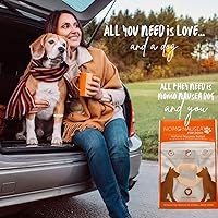 Vista 2 de NOMO Peppermint - Bandas de alivio de mareo para aromaterapia para perros, pulseras antináuseas con acupresión suave, banda de alivio de náuseas