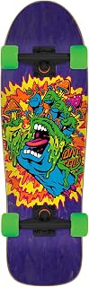 Santa Cruz Skateboard Complete Toxic Hand 80's Old School Shape 9.7" x 31.7"