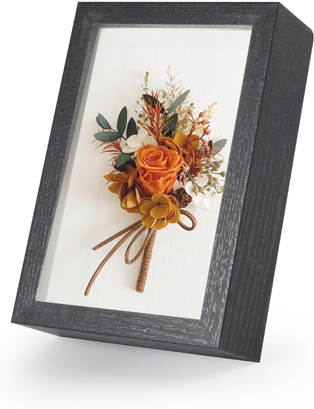 4x6 Small Shadow Box Frame Display Case with Real Glass