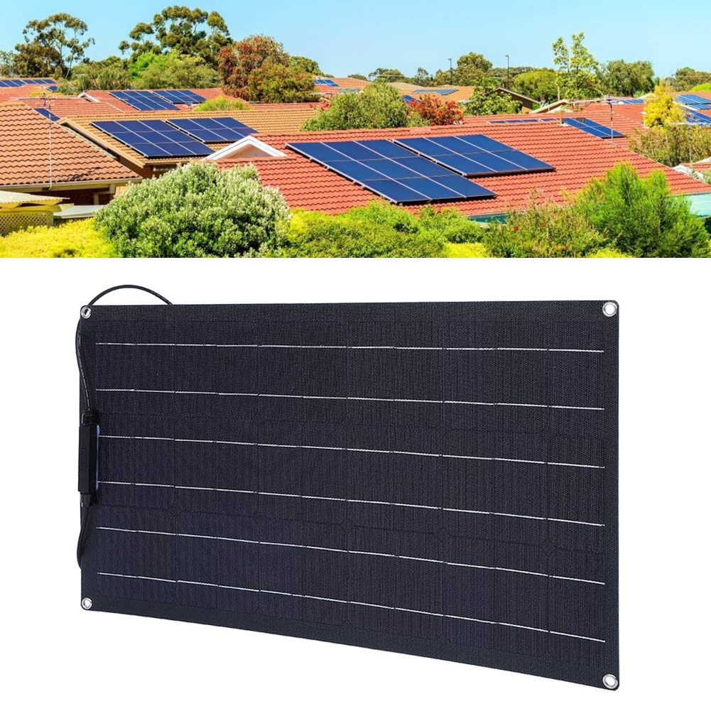 Pannello Solare Monocristallino da 50 W Dal Design Leggero | Costruzione durevole, utilizzo flessibile, applicazioni esterne