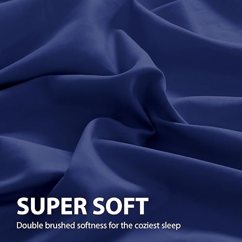 Miniatura 7 de Cathay Home Hotel Luxury - Sábana encimera individual de microfibra ultrasuave de doble cepillado resistente a las arrugas y a la decoloración, 1