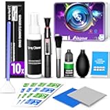 Camera Lens Cleaning Kit with Pro 10x Sensor Swabs, Sensor Cleaner, Compatible with Canon, Nikon, Sony mirrorless DSLR Camera (Enhanced Version)