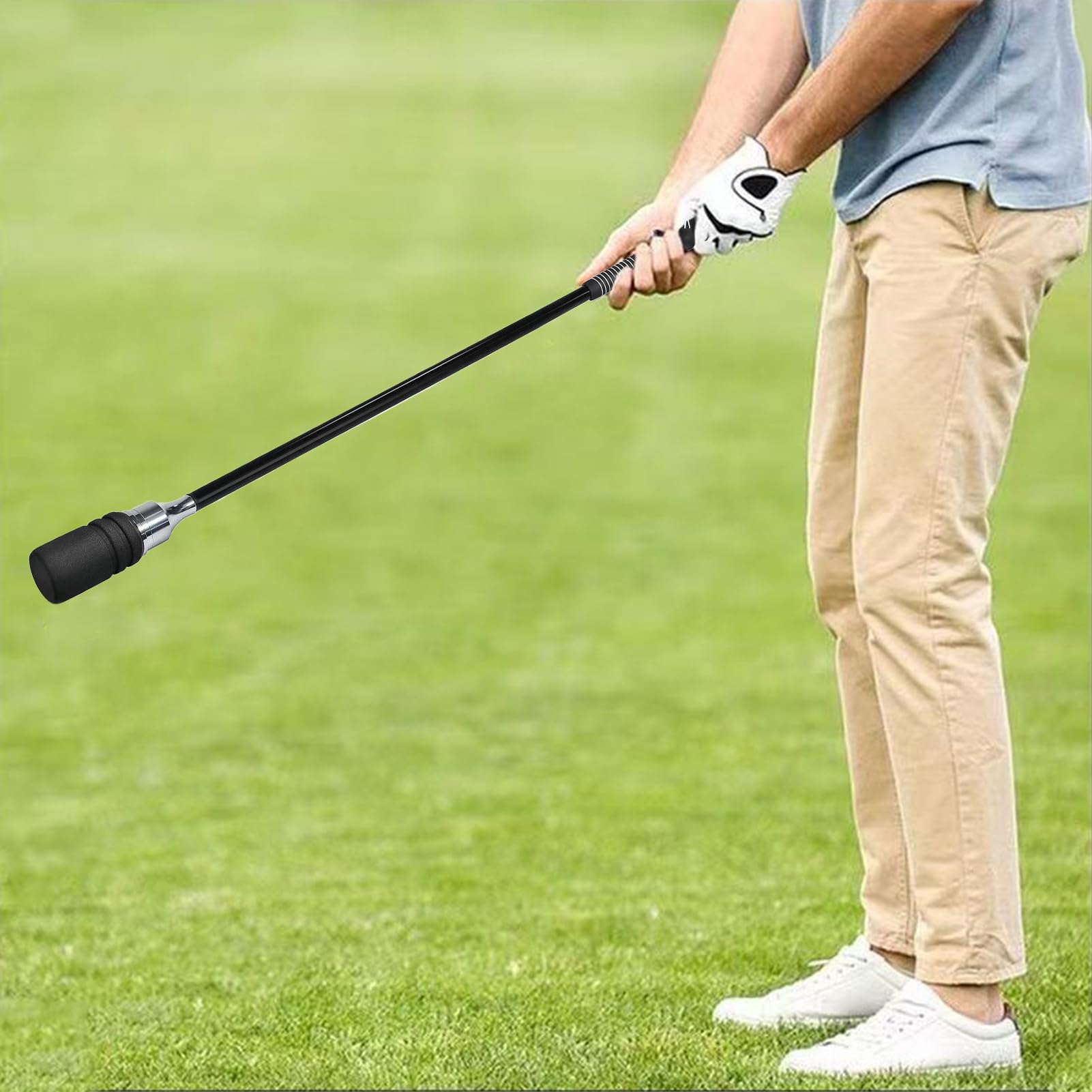 Trener huśtawki golfowej, przenośny przyrząd do korekcji kształtu, narzędzie do wyrównania ruchu, 80 cm, do ćwiczeń i fitnessu, sprzęt sportowy do użytku na świeżym powietrzu, na podwórko, do domu