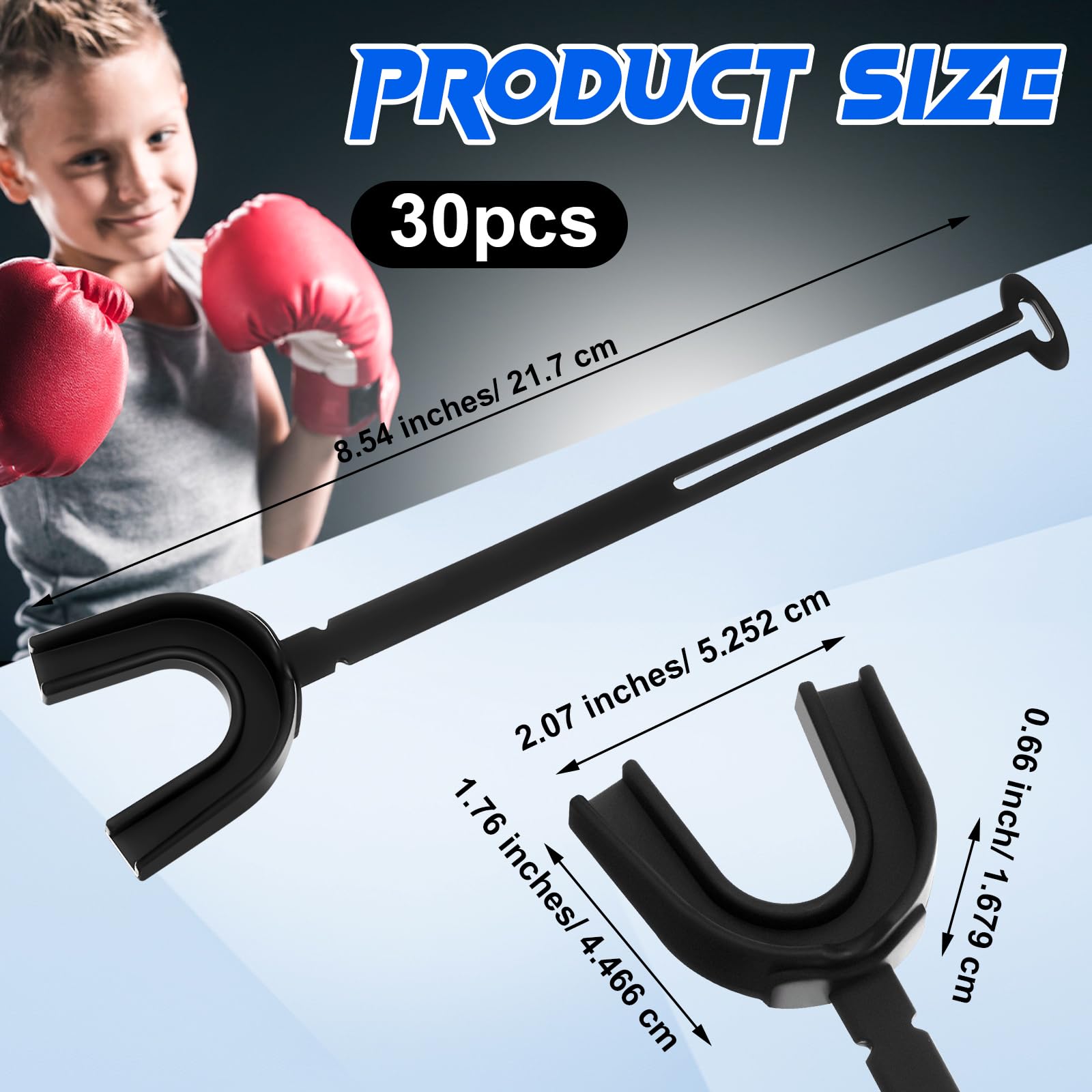 Kanayu 30 paradenti con cinghia, senza ebollizione, morbido, sportivo, con cinghia, protezione per la bocca, per adulti, giovani, boxe, basket, hockey, lacrosse, wrestling, rugby (nero, ragazzi)