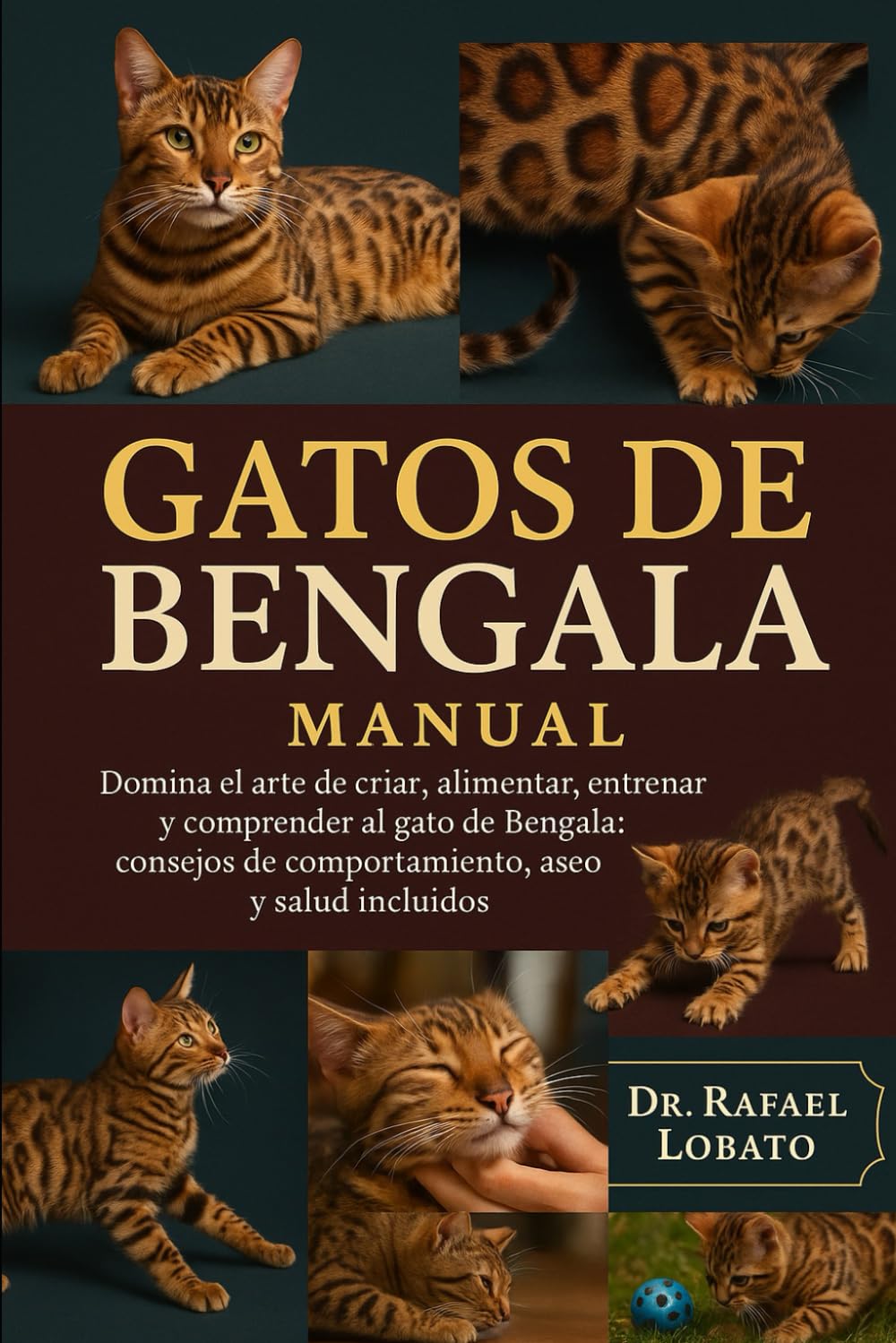 GATOS DE BENGALA MANUAL: Domina el arte de criar, alimentar, entrenar y comprender al gato de Bengala: consejos de comportamiento, aseo y salud incluidos