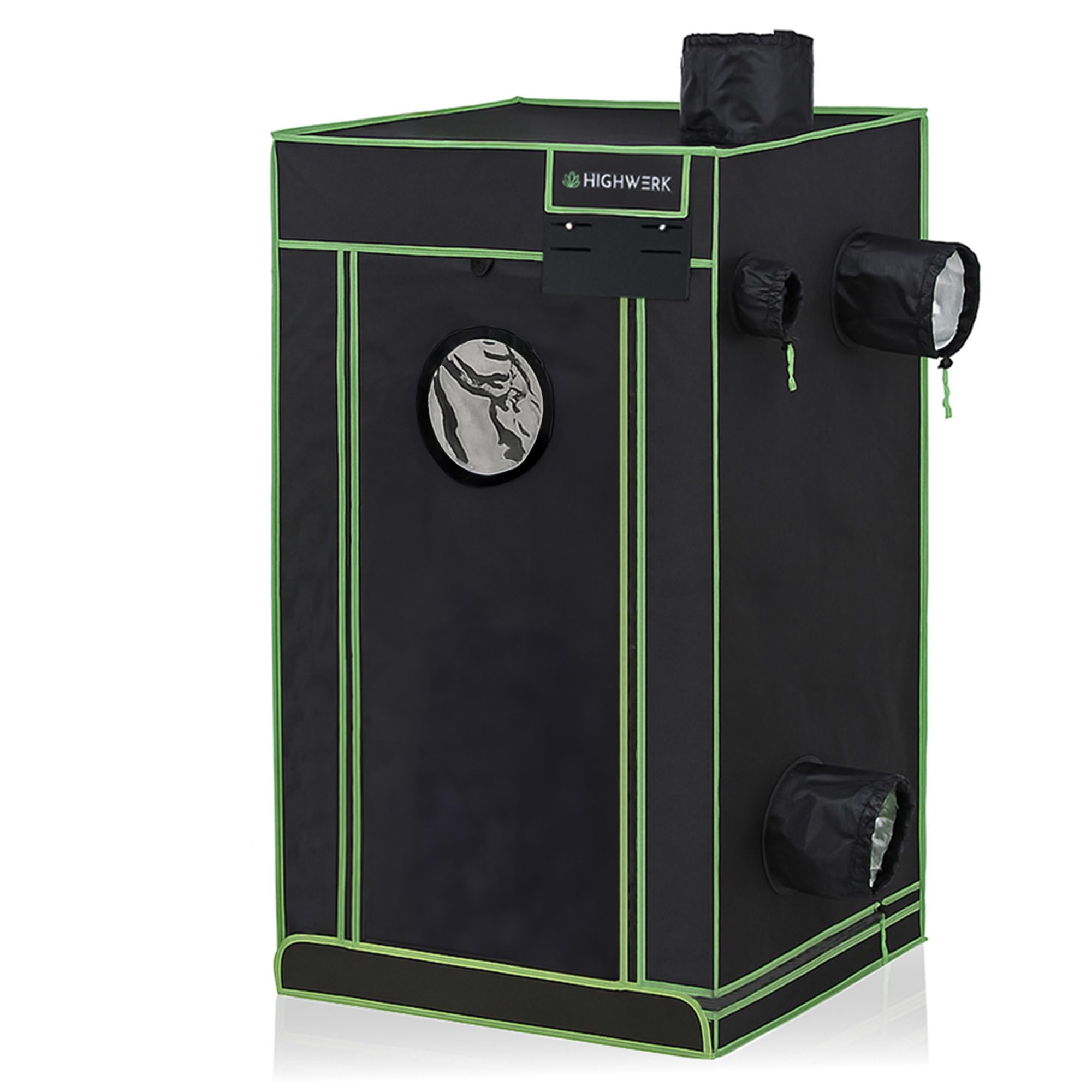 Tienda de cultivo de 60 x 60 x 120 cm | Tienda de cultivo interior para cultivo de plantas | negro y verde | caja de cultivo, para cultivo doméstico, armario de cultivo, tienda de cultivo