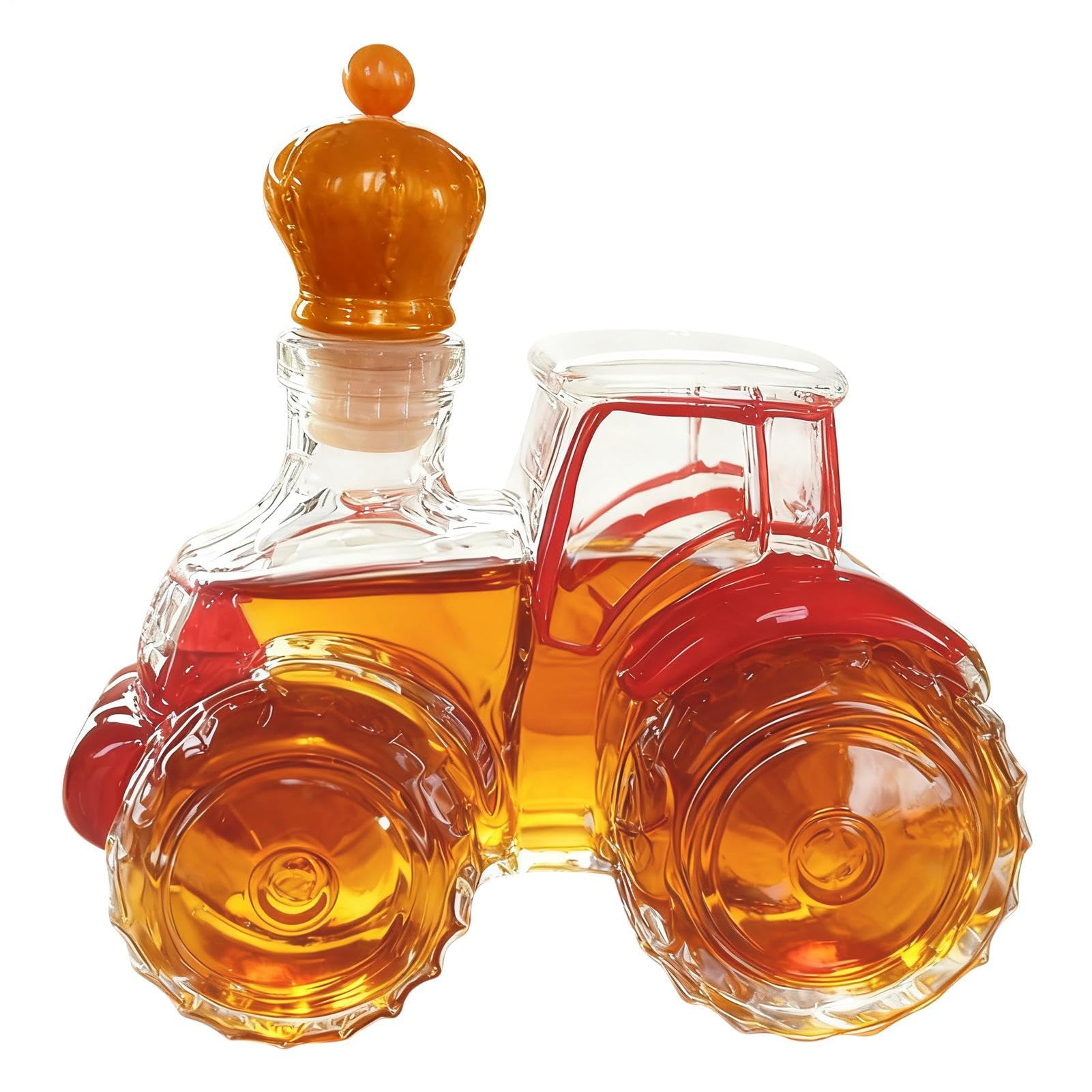 Porte-whisky conteneur tracteur : bouteille bourbon tequila de fête 300ml