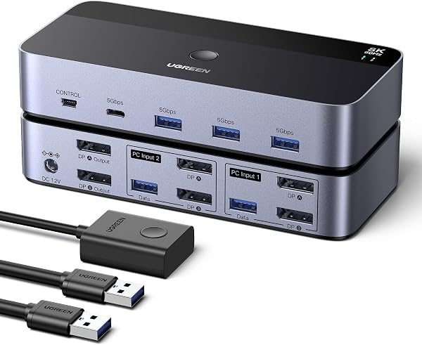 UGREEN KVM Switch DisplayPort 8K