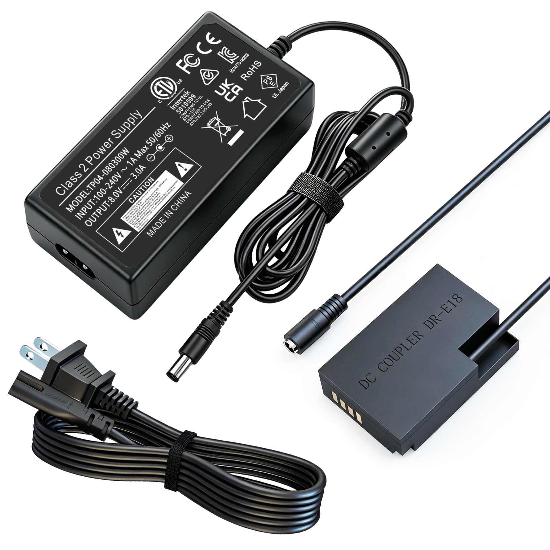HY1C LP-E17 Dummy Battery DR-E18 DC Coupler ACK-E18 Power Supply