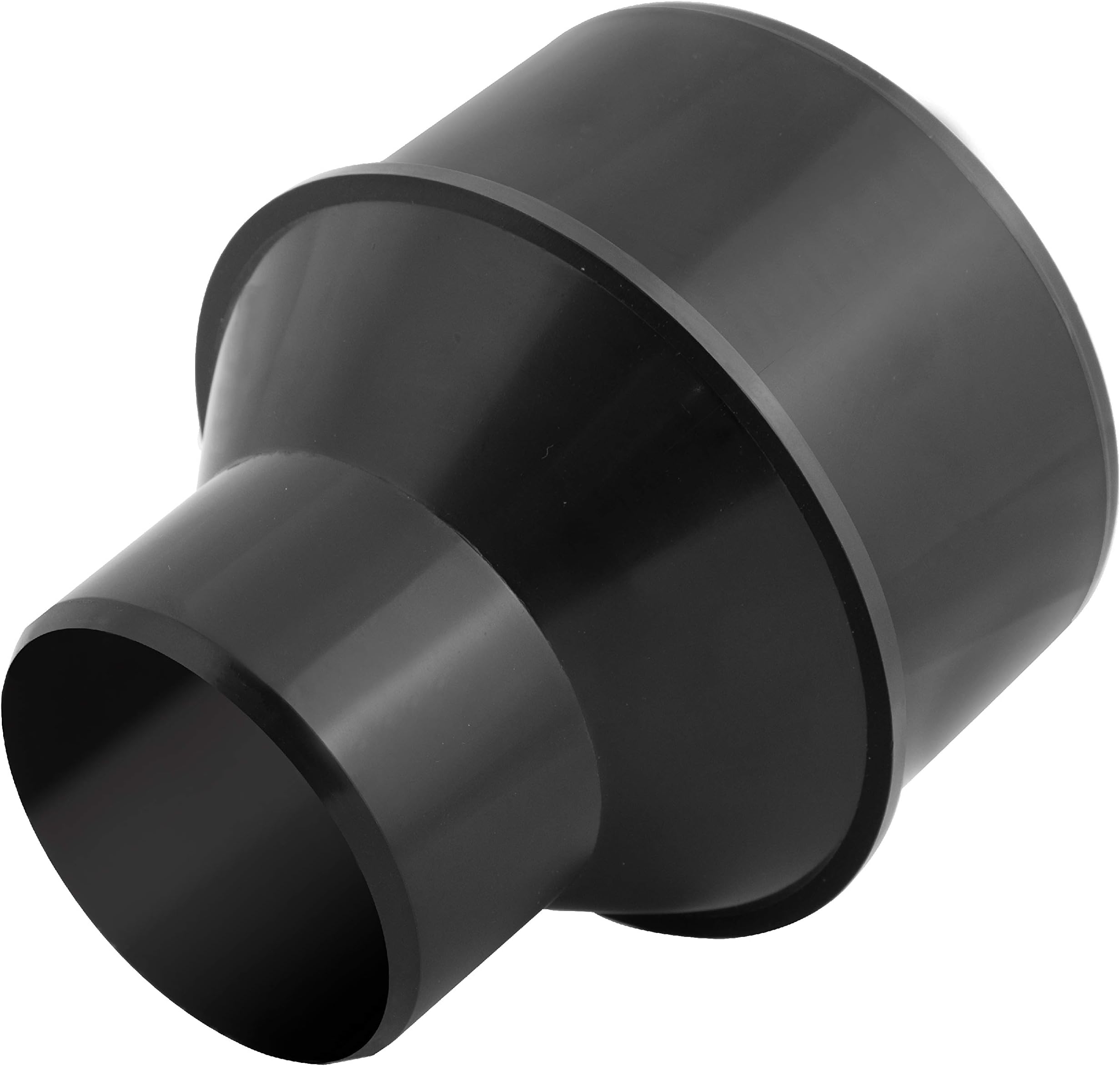 Fulton 4 Inch to 2-1/2 Inch Reducer, Shop Vacuum & Dust Collector Accessories, Hose to Hose Dust Collector Adapter Fitting for Port Connections on Larger Machinery