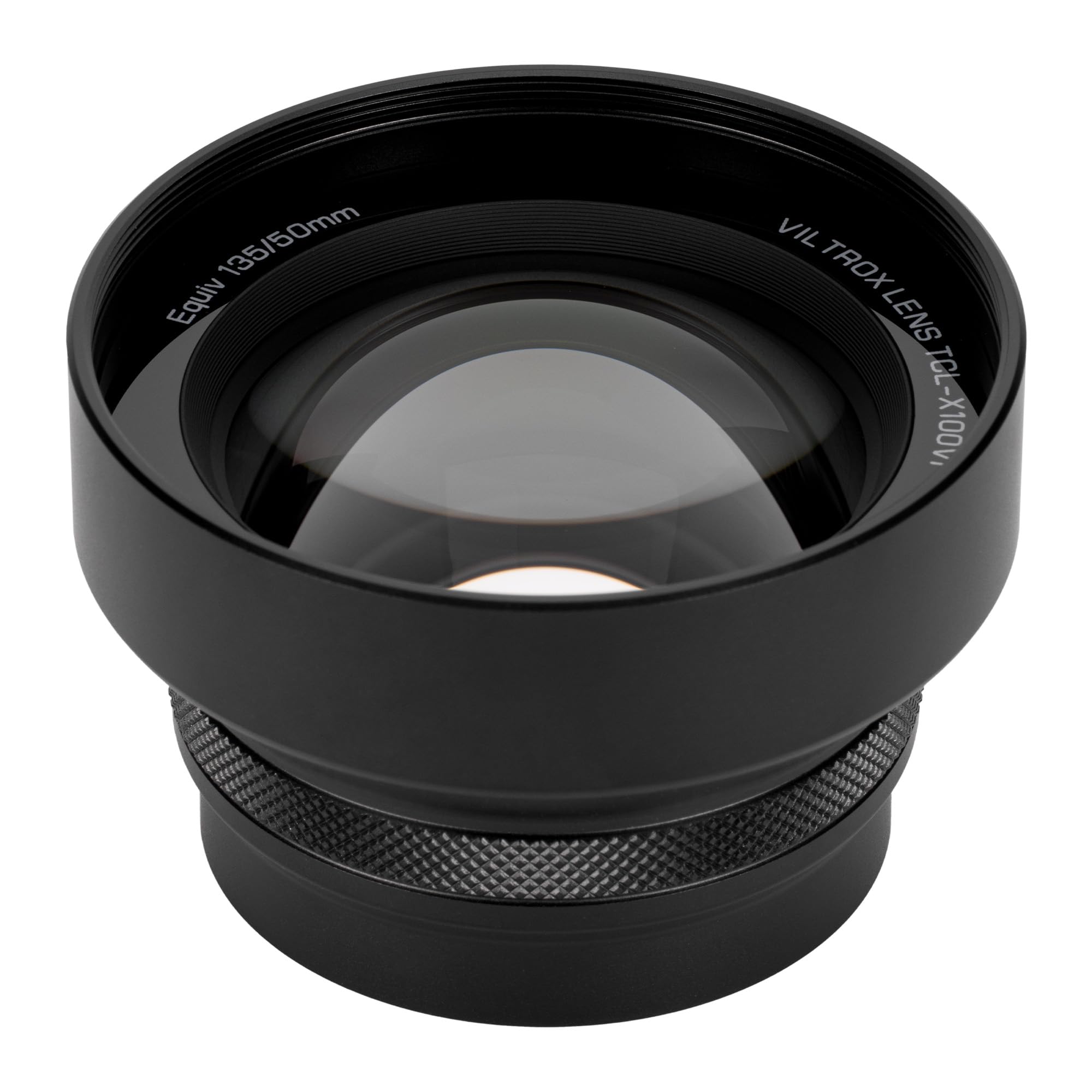 VILTROX TCL-X100 VI Obiettivo di Conversione Tele, 1.4X - Obiettivo Telefoto in Metallo con Riconoscimento Automatico per Fujifilm X100VI X100V X100F, Colore Nero