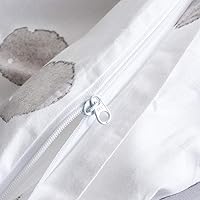 Vista 5 de Susybao - Juego de funda de plumón de 3 piezas 100 % algodón natural. Tamaño King Queen Juego de ropa de cama estampada en colores. 1 funda