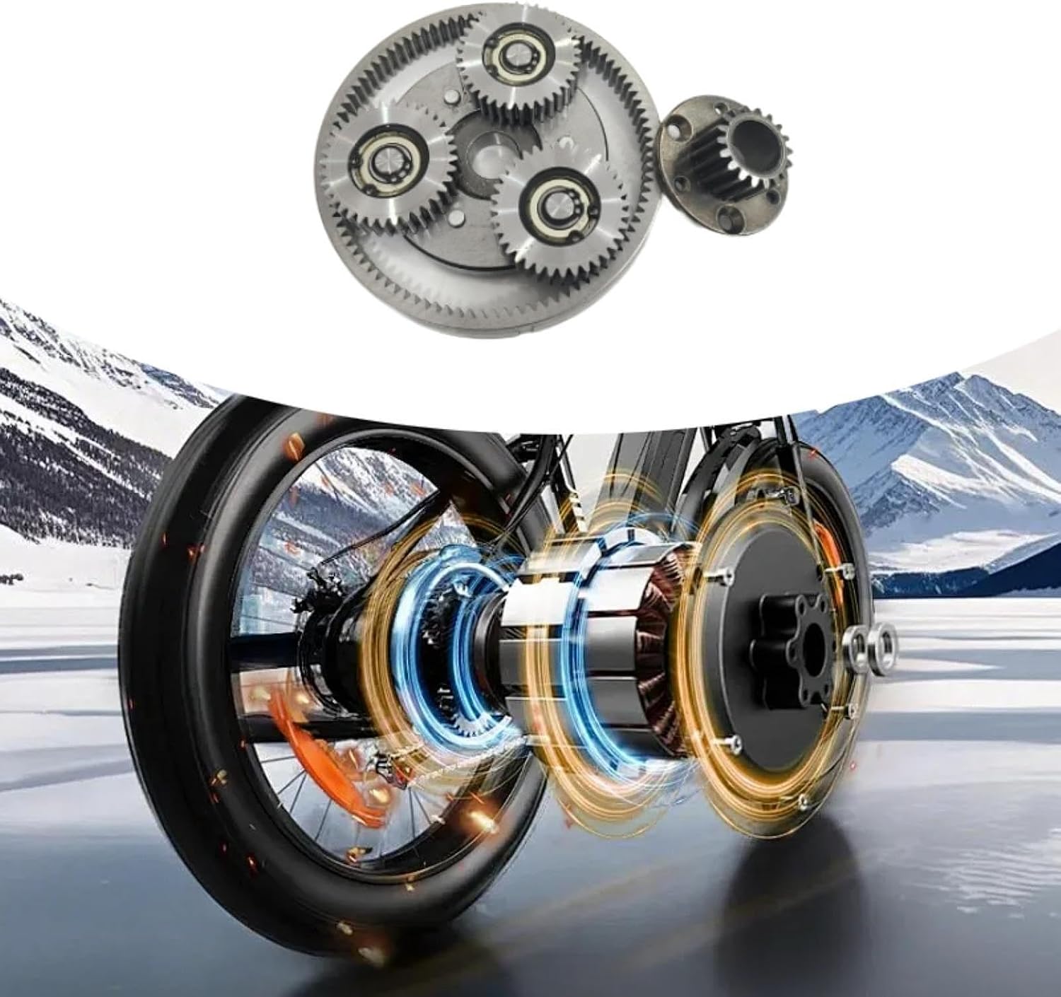 Vaveren Electric Bike Motor Gear Electric Bicycle Accessories Spare Part 36T Steel Planetary Gear
