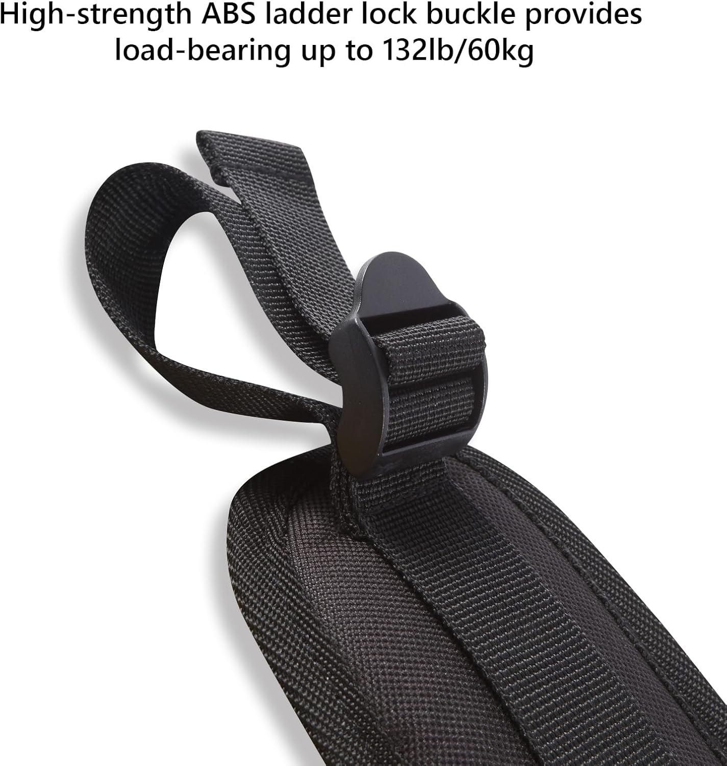 BASSDASH Backpack Straps Replacement Adjustable Padded Shoulder Straps for Backpack Dry Bag (Ladder Lock Buckles)