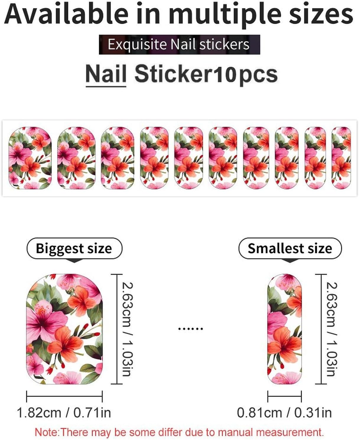 Nail Strips Bundle Full Wrap Long Lasting Nail Polish Strips Easy Application and Removal Salon Quality Self Adhesive Art Stickers for Women Gifts