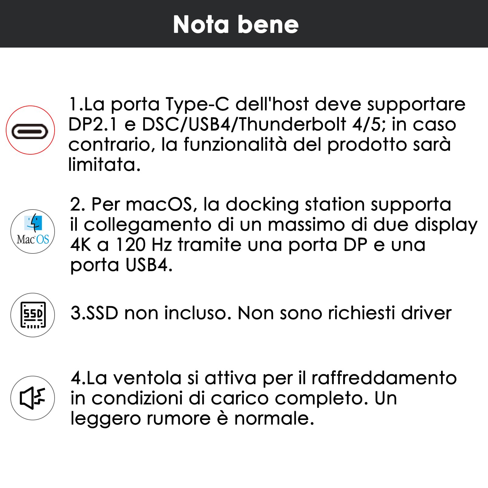 WAVLINK Docking Station USB4 per lavoro creativo professionale, display singolo 8K o triplo 4K, PD 130W, USB4 40Gbps, USB-C 20Gbps, custodia SSD NVMe M.2 20Gbps con ventola di raffreddamento